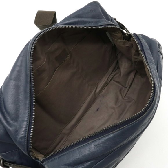 BOTTEGA VENETA Intrecciato Waist Bag Body Leather Blue 361013 - Picture 5 of 9